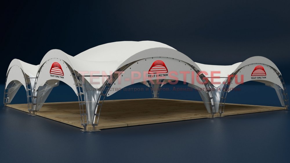  Арочный шатер «VIP 16Х16м» (256 кв.м.)