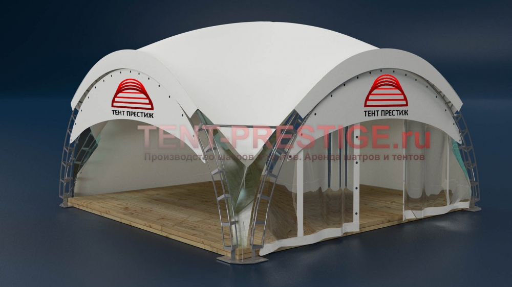 В аренду - Арочный шатер «VIP Дюна 8Х8м» (64 кв.м.)