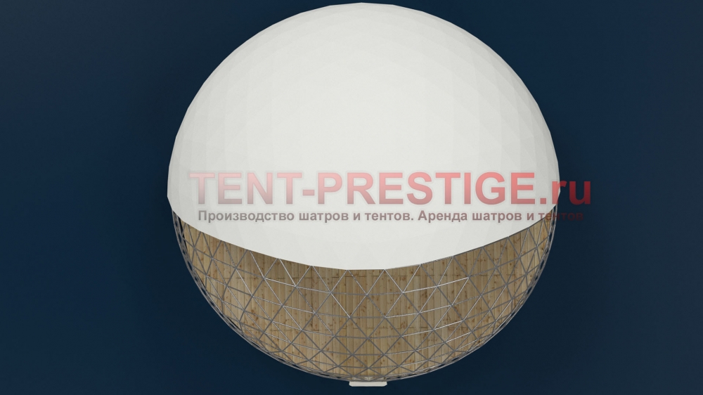 Сферический шатер (Сфера) 22м прозрачный